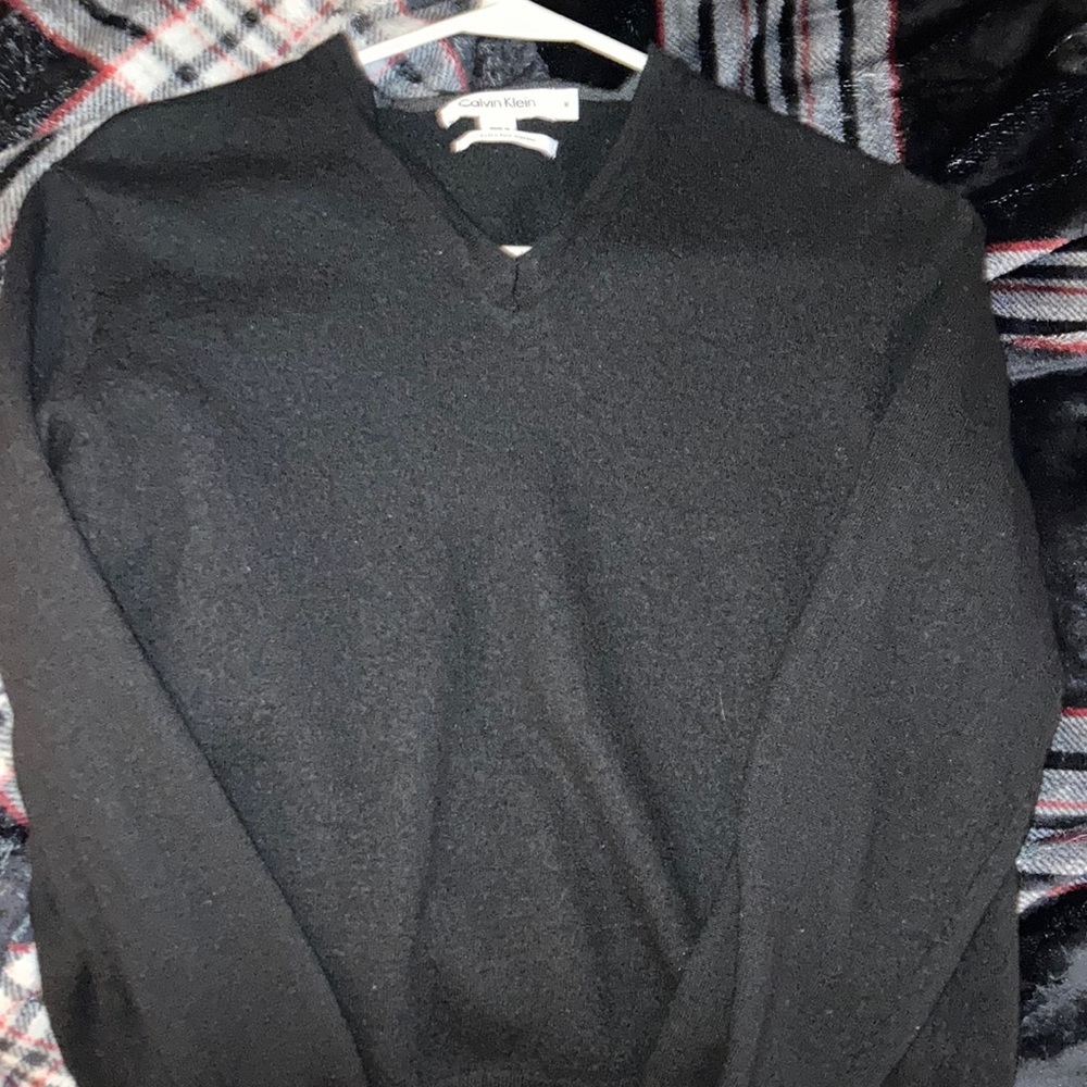 Calvin Klein Mens V-Neck Sweater